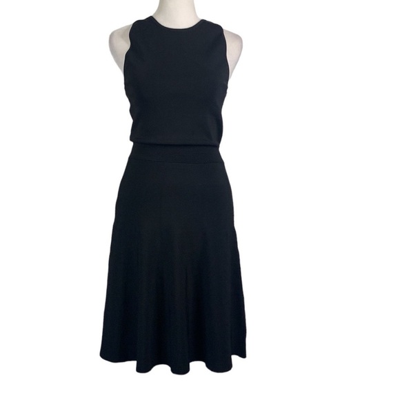 Express Black Sleeveless Fit And Flare Sweater Dress- NWT - Picture 3 of 15